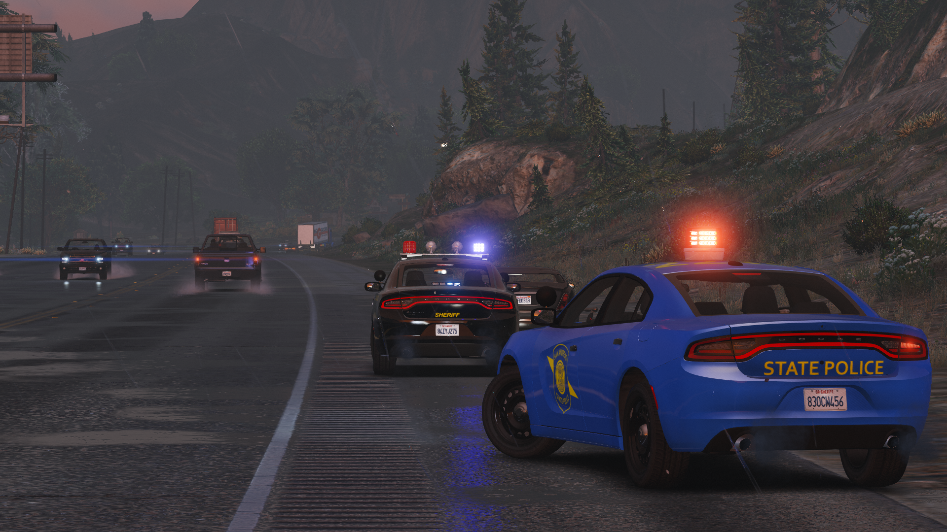 [WIP] SASP Assisting BCSO During A Traffic Stop.