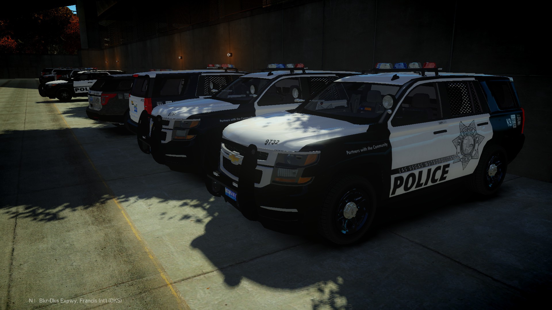 Three New Las Vegas Police K9 2015 Chevy Tahoes