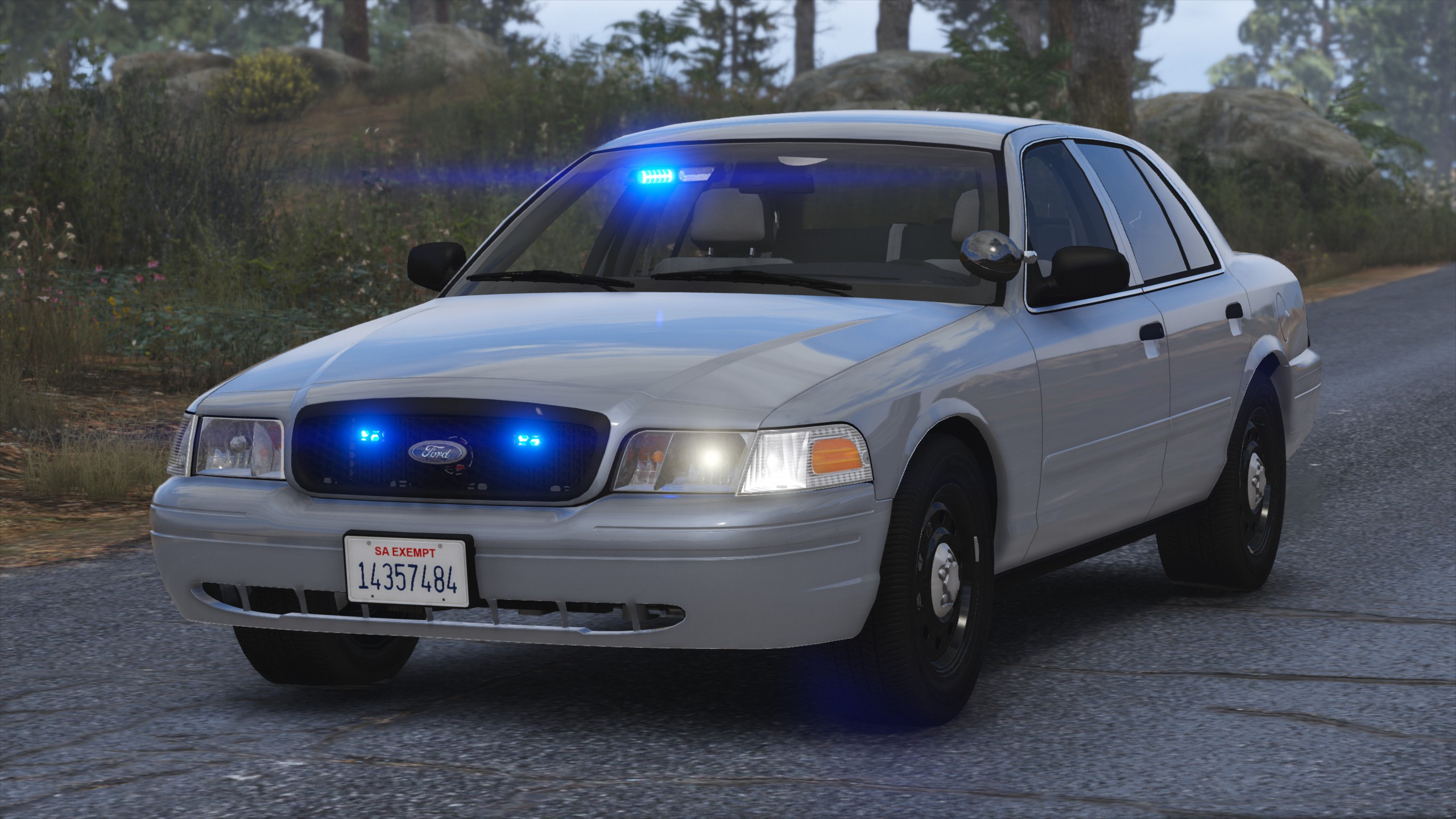 Unmarked CVPI - Blue lights - Modding Forum