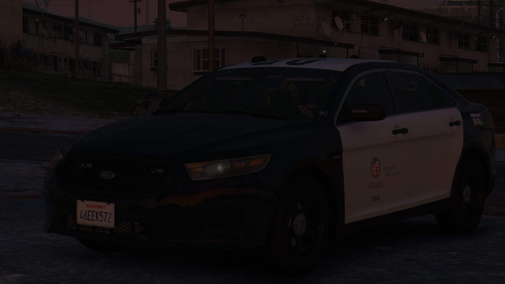 LAPD 2018 Ford Taurus (Shop #81846 Harbor Division)