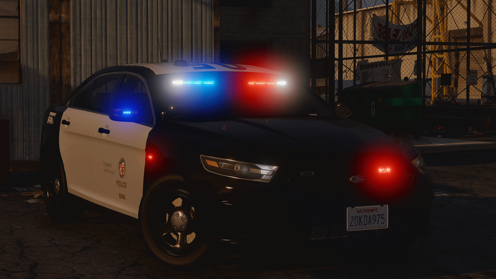 LAPD 2018 Ford Taurus (Shop #81846 Harbor Division)