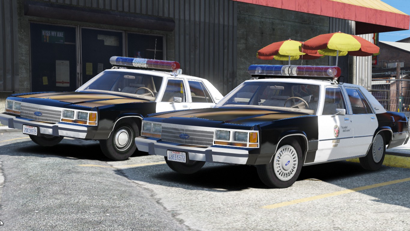 1988 & 1990 Ford LTD Crown Victoria P72- Los Angeles Police Dept.
