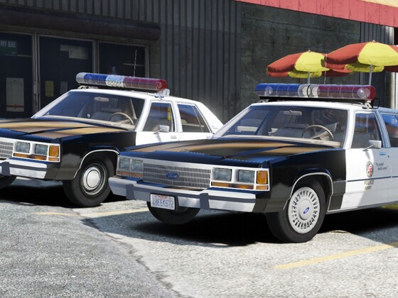 1988 & 1990 Ford LTD Crown Victoria P72- Los Angeles Police Dept.