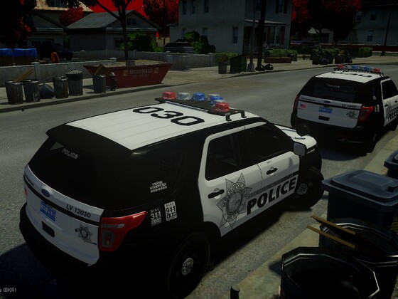 Las Vegas Police On Scene Of A 406A (Burglary Alarm)