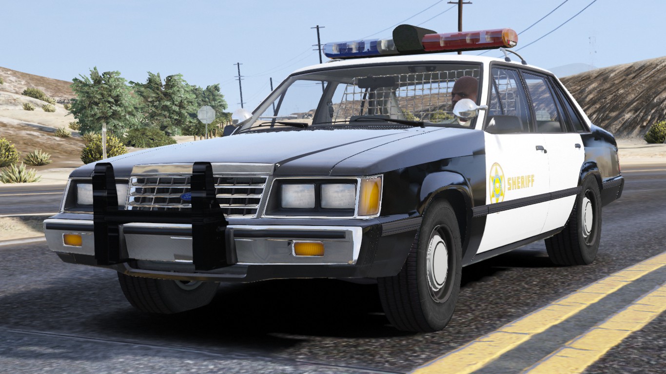 1985 Ford LTD- Los Angeles County Sheriff's Dept.