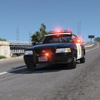 CHP Ford Crown Victoria Federal Signal Vector