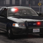 Unmarked CVPI - New York inspired red/white lights